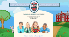 Desktop Screenshot of cambridgechildrensdentistry.com